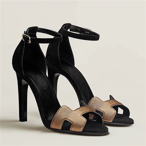 Hermès Premiere 105 Suede Sandals (HER628975) 